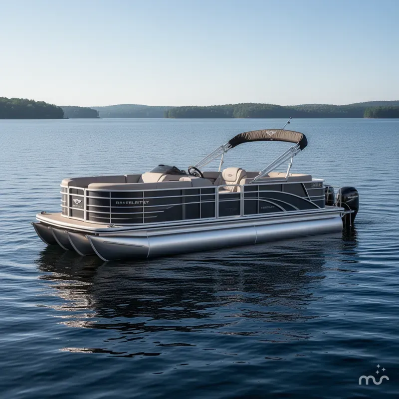 Slide: The Image of Bentley Pontoons Legacy 200 Navigator 2025 - 2