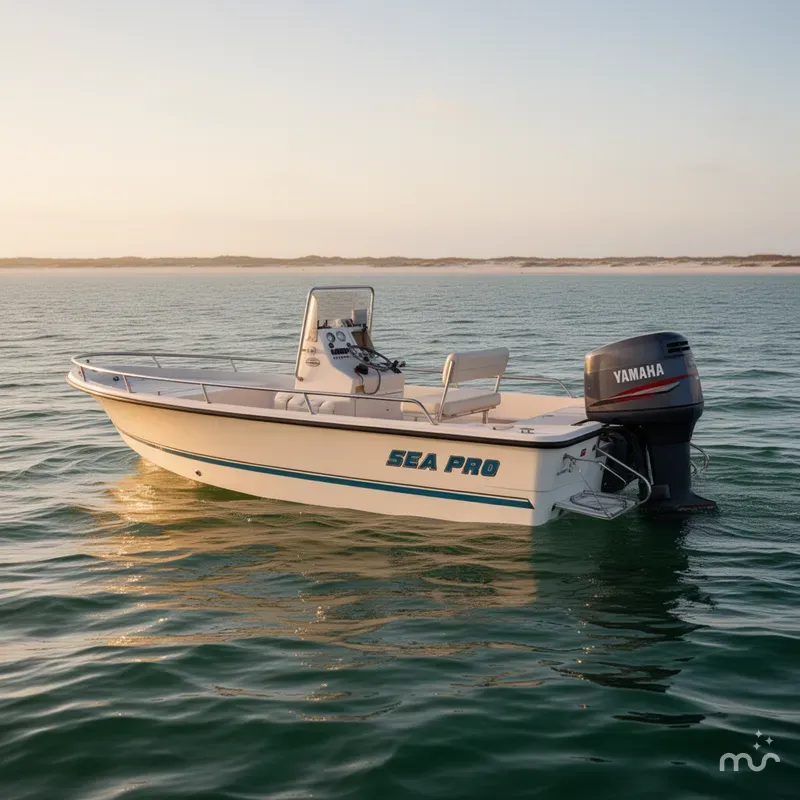Slide: The Image of Sea Pro SV2100CC Bay Boat 2002 - 2