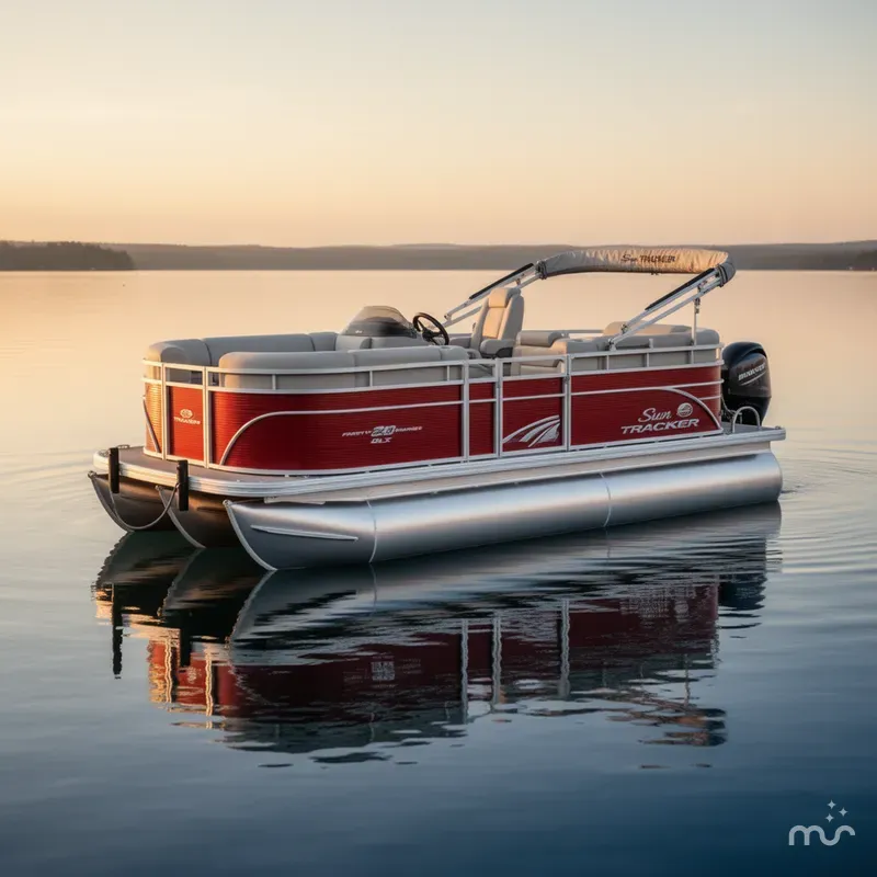 Slide: The Image of Sun Tracker Party Barge 20 DLX 2025 - 2