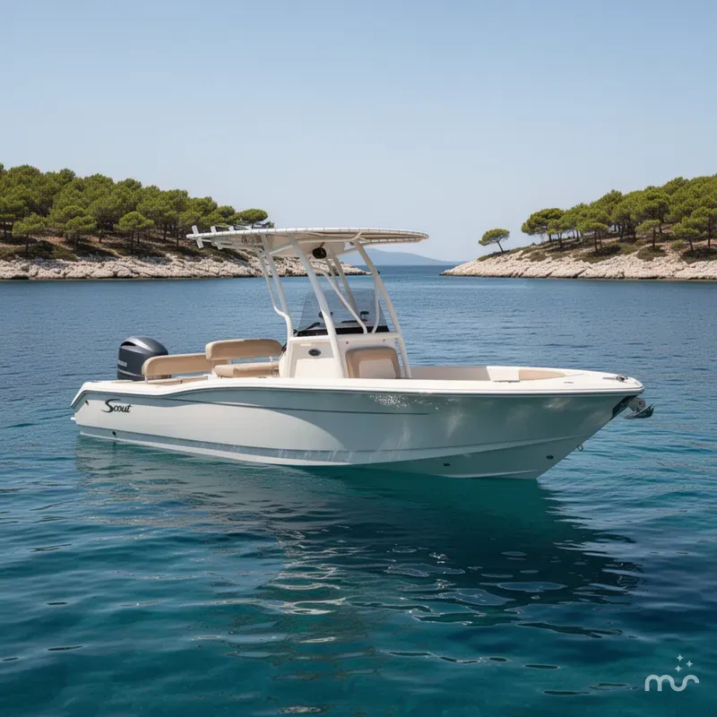 Slide: The Image of Scout 195 Sportfish 2025 - 2