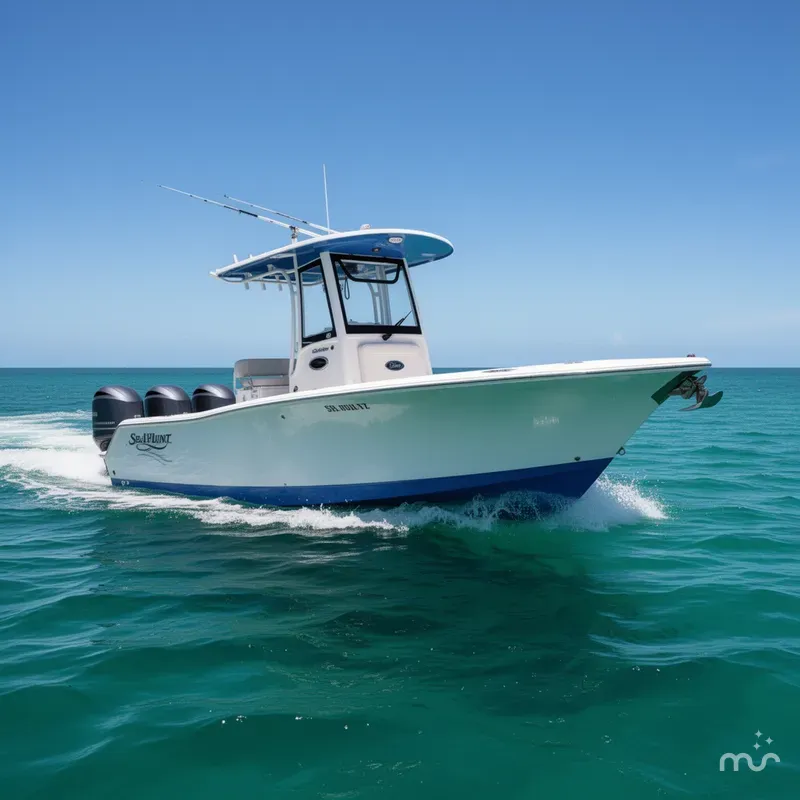 Slide: The Image of Sea Hunt Gamefish 27 with Coffin Box 2021 - 0