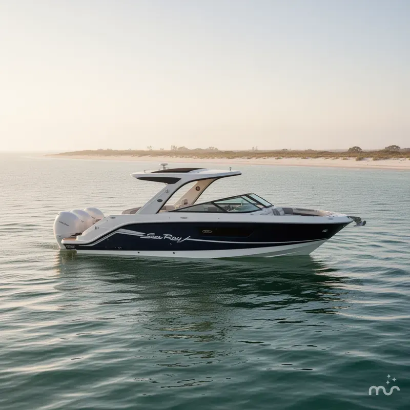 Slide: The Image of Sea Ray SLX 310 Outboard 2023 - 0