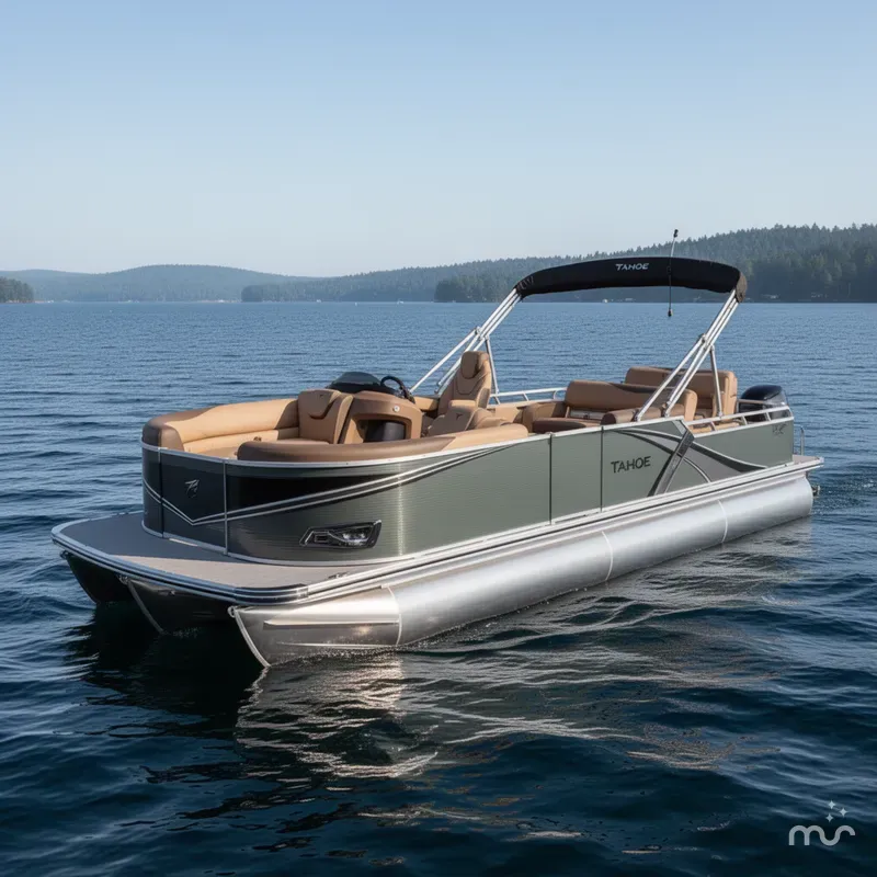 Slide: The Image of Tahoe LTZ 2385 Swingback (VRL) Tritoon & Honda 4-Stroke 2025 - 0