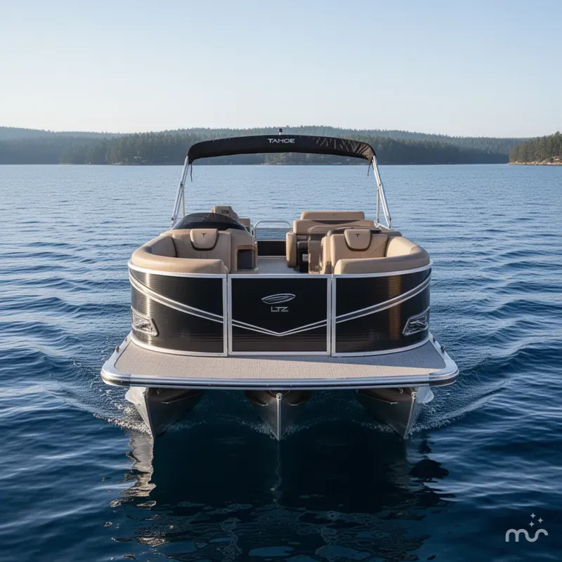 Slide: The Image of Tahoe LTZ 2385 Swingback (VRL) Tritoon & Honda 4-Stroke 2025 - 1