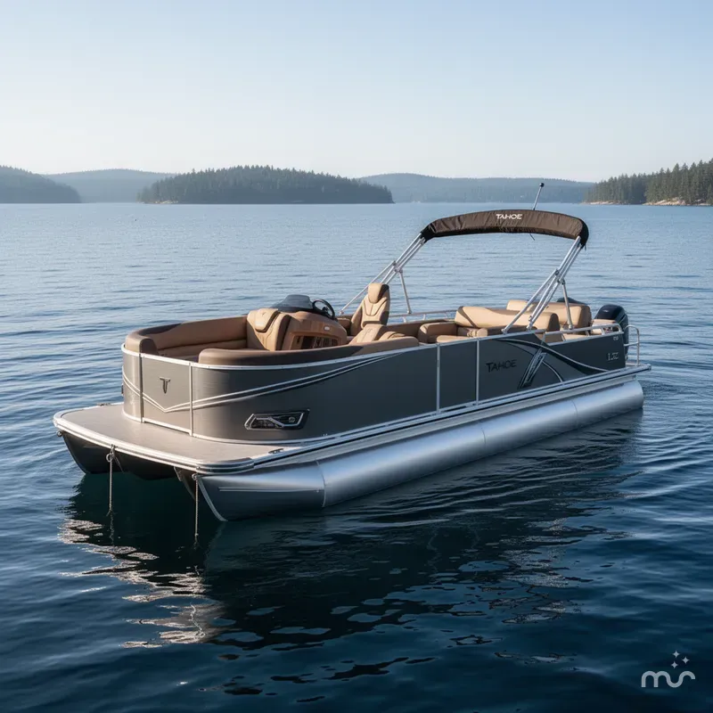 Slide: The Image of Tahoe LTZ 2385 Swingback (VRL) Tritoon & Honda 4-Stroke 2025 - 2