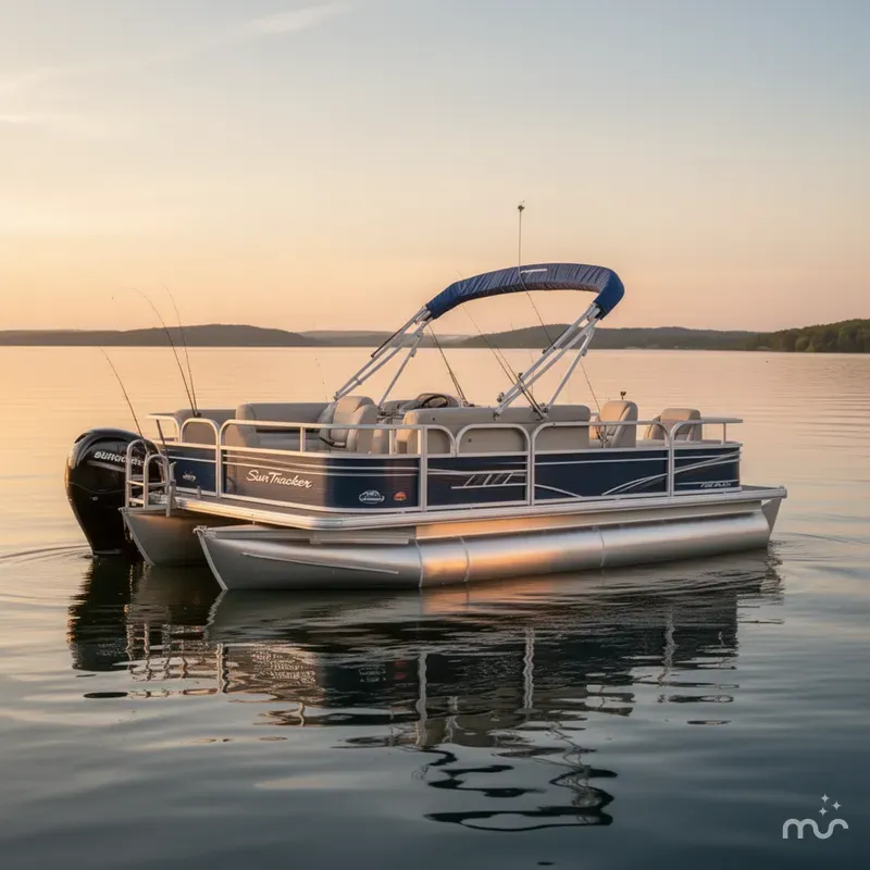 Slide: The Image of Sun Tracker Fishin' Barge 22 DLX 2024 - 0