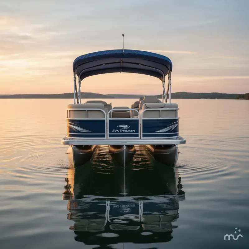 Slide: The Image of Sun Tracker Fishin' Barge 22 DLX 2024 - 1