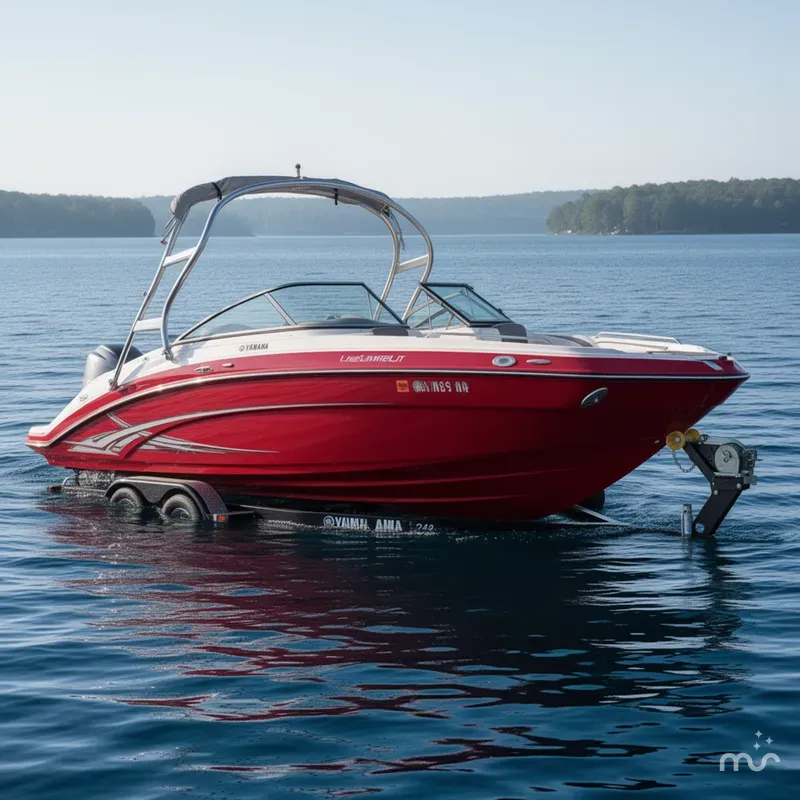 Slide: The Image of Yamaha 242 Limited S With Painted Trailer 2014 - 0