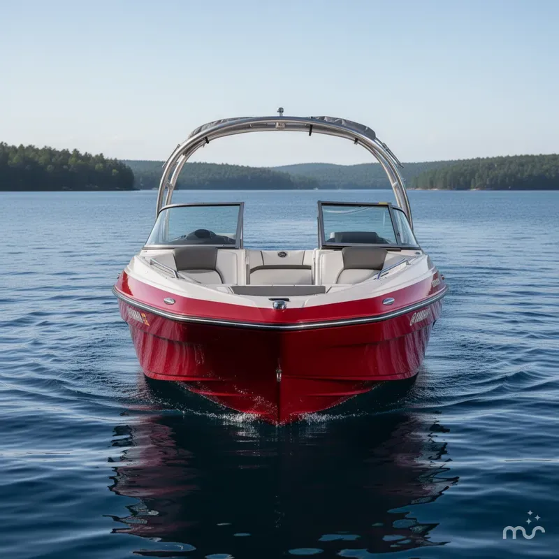 Slide: The Image of Yamaha 242 Limited S With Painted Trailer 2014 - 2