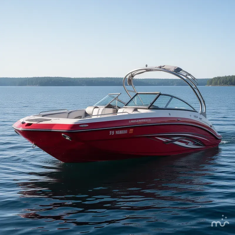 Slide: The Image of Yamaha 242 Limited S With Painted Trailer 2014 - 1