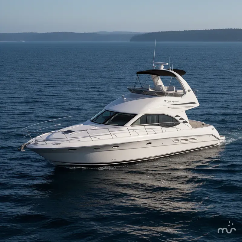 Slide: The Image of Sea Ray 420 Sedan Bridge 2005 - 0
