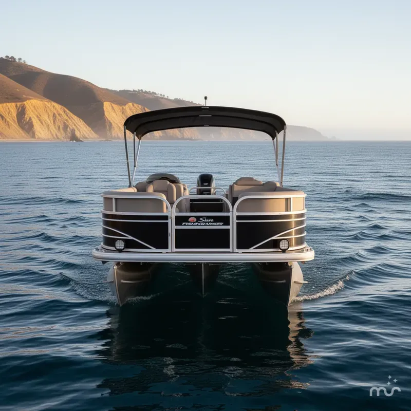 Slide: The Image of Sun Tracker Fishin' Barge 22 DLX 2022 - 2