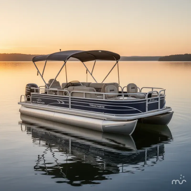 Slide: The Image of Sun Tracker Fishing Barge 20 DLX 2022 - 0