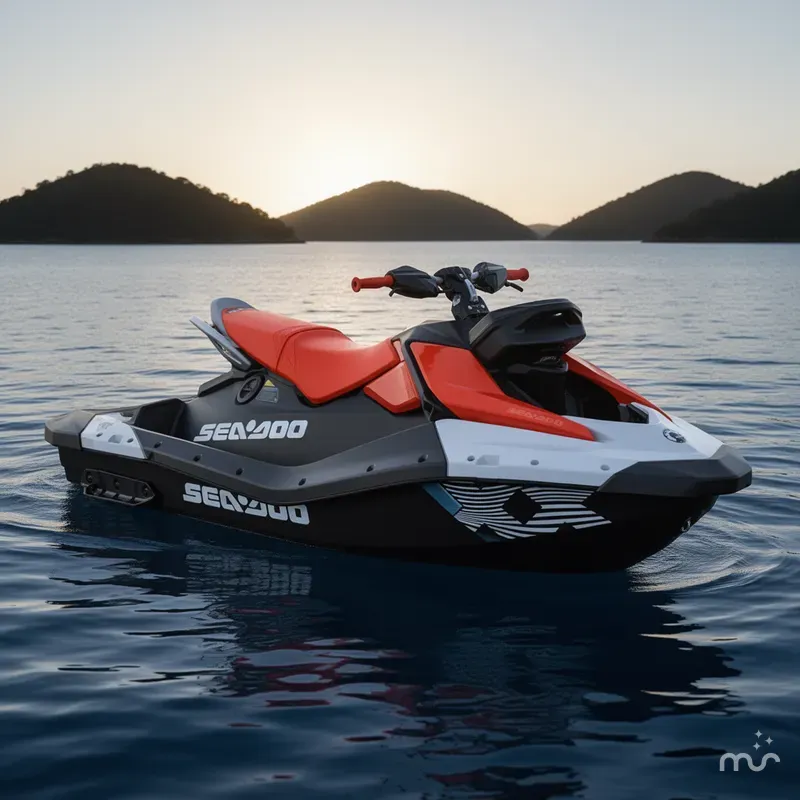 Slide: The Image of Sea-Doo Spark Trixx for 3 iBR and audio in option 2025 - 0