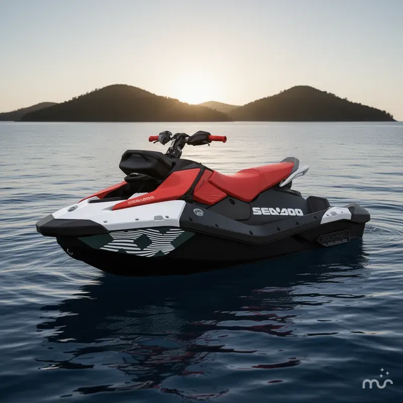 Slide: The Image of Sea-Doo Spark Trixx for 3 iBR and audio in option 2025 - 1