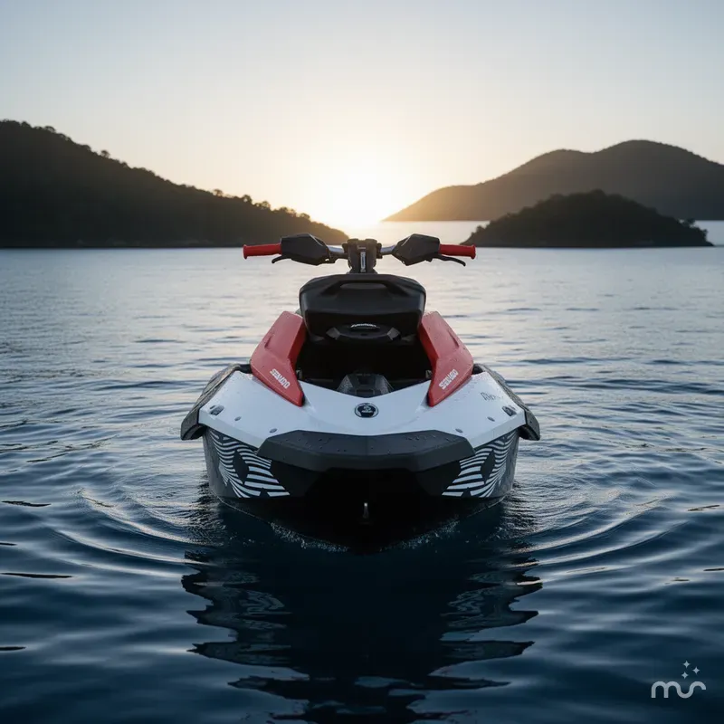 Slide: The Image of Sea-Doo Spark Trixx for 3 iBR and audio in option 2025 - 2