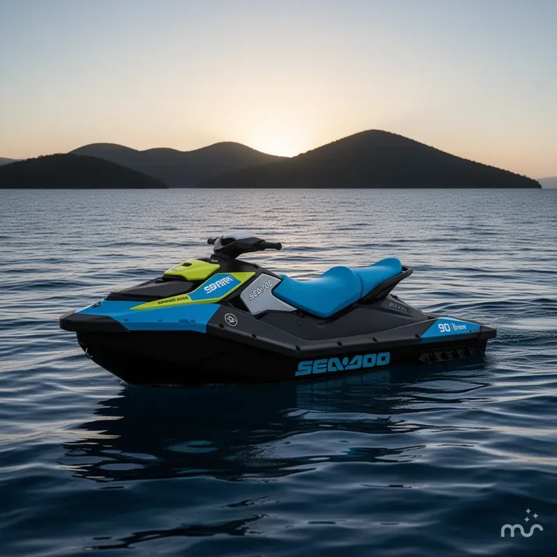 Slide: The Image of Sea-Doo Spark 3up 90 hp iBR Convenience Package 2024 - 1