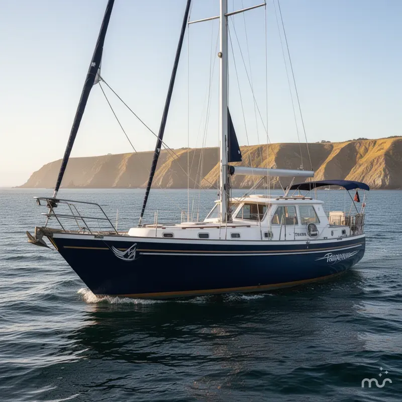 Slide: The Image of Tayana 460 Vancouver Pilothouse 2002 - 0