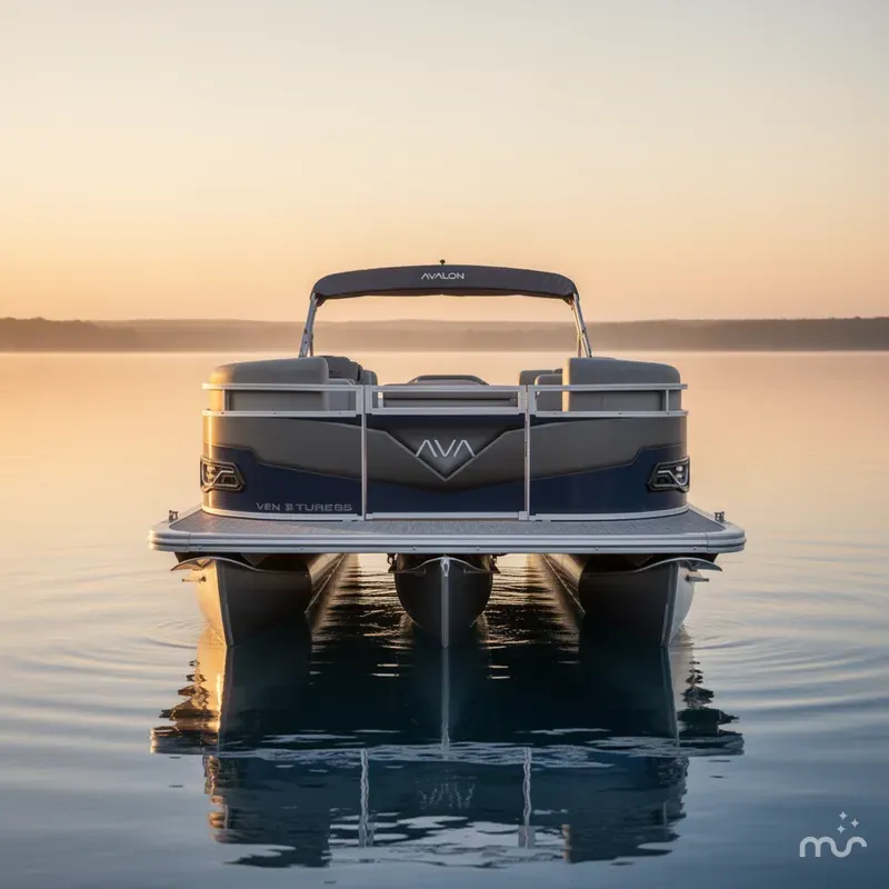 Slide: The Image of Avalon VENTURE 85 Cruise Rear Bench 2025 - 2
