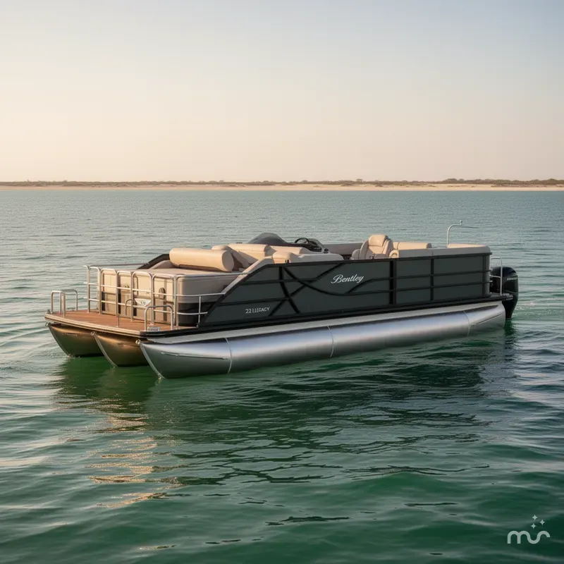 Slide: The Image of Bentley Pontoons Legacy 223 Swingback 2025 - 2
