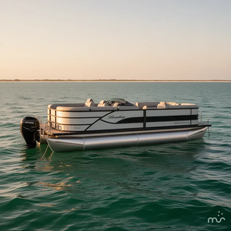 Slide: The Image of Bentley Pontoons Legacy 203 Navigator 2025 - 2