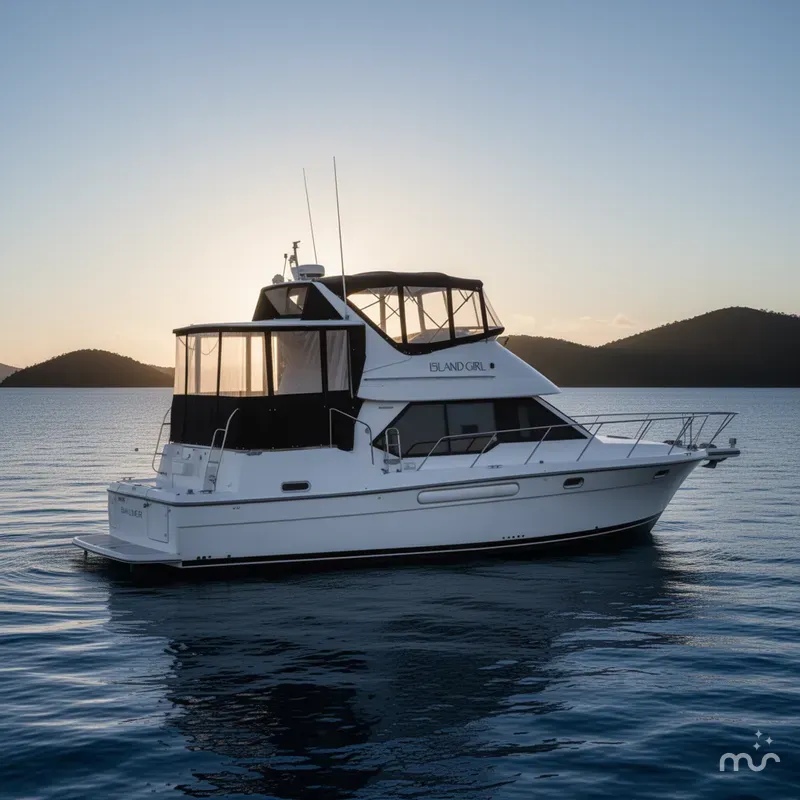 Slide: The Image of Bayliner 4087 Aft Cabin Motoryacht 2002 - 0
