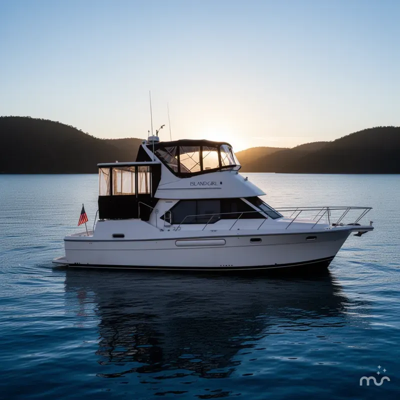 Slide: The Image of Bayliner 4087 Aft Cabin Motoryacht 2002 - 2