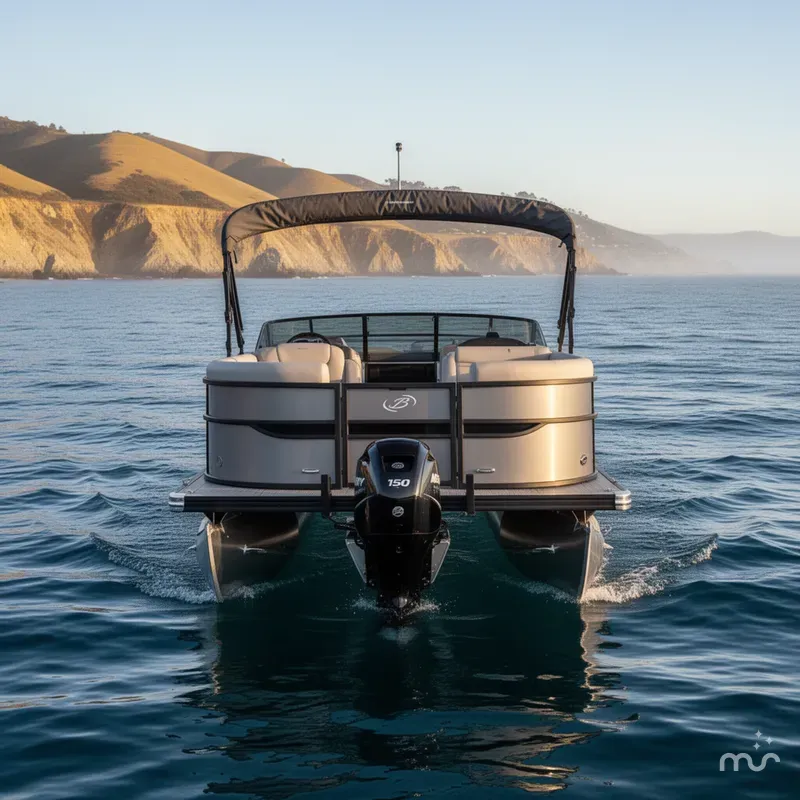 Slide: The Image of Barletta Cabrio Cast-N-Cruise C24CC w/ 150HP Mercury! 2025 - 2