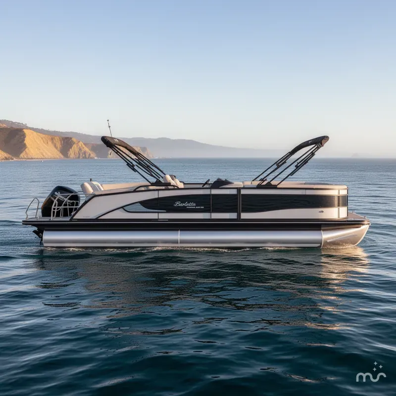 Slide: The Image of Barletta Lusso Mid-Lounge L25M w/ 400HP Mercury V10! 2025 - 0