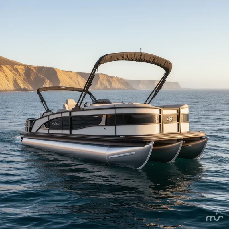 Slide: The Image of Barletta Lusso Mid-Lounge L25M w/ 400HP Mercury V10! 2025 - 1