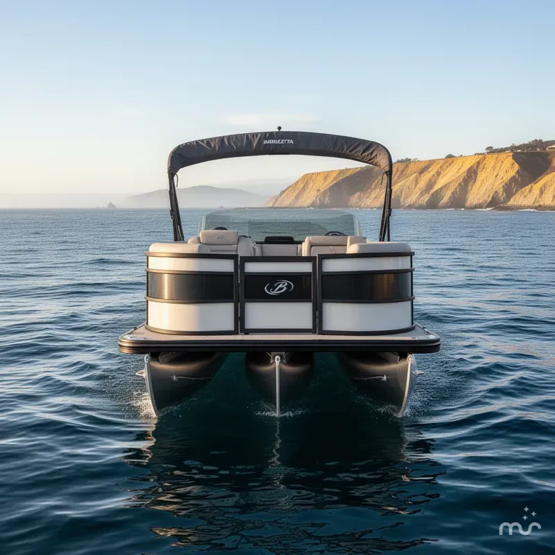 Slide: The Image of Barletta Lusso Mid-Lounge L25M w/ 400HP Mercury V10! 2025 - 2