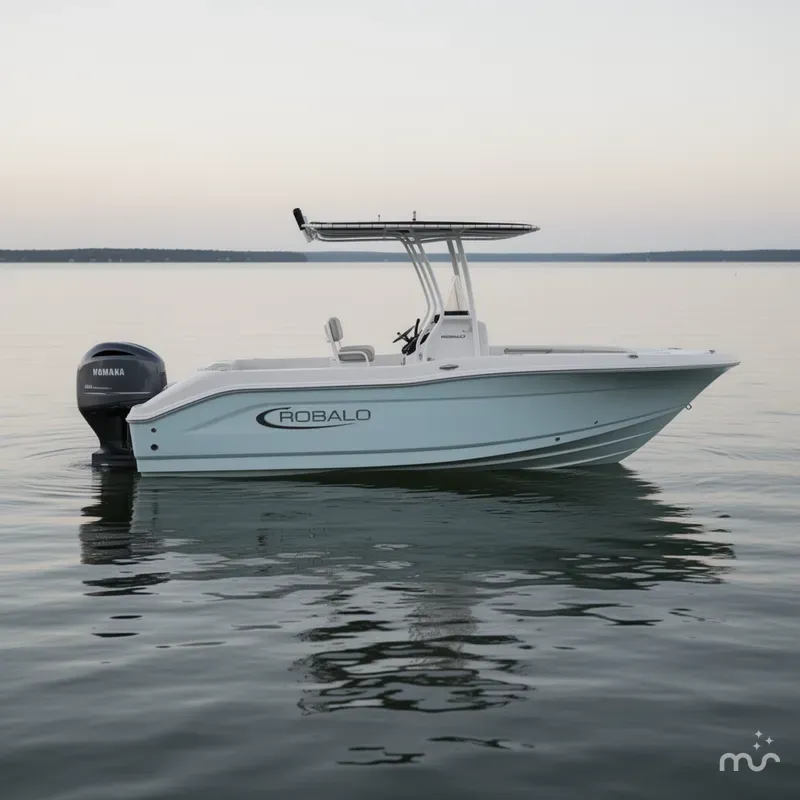 Slide: The Image of Robalo R200 In stock trailer included 2025 - 0