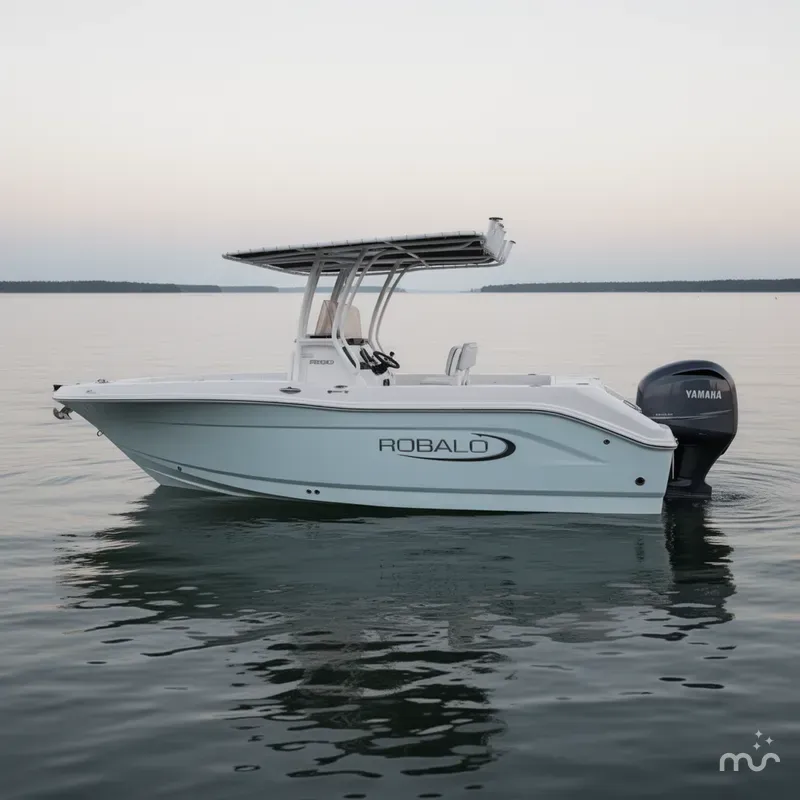 Slide: The Image of Robalo R200 In stock trailer included 2025 - 1