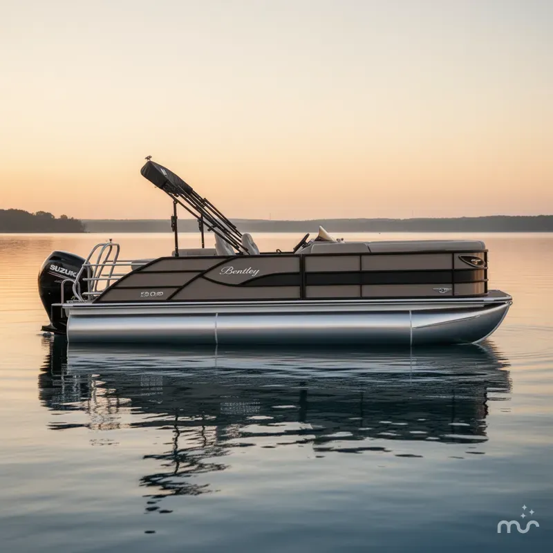 Slide: The Image of Bentley Pontoons 223 Legacy Swingback / Suzuki 150 hp 2025 - 0