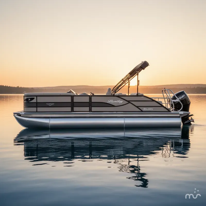 Slide: The Image of Bentley Pontoons 223 Legacy Swingback / Suzuki 150 hp 2025 - 1