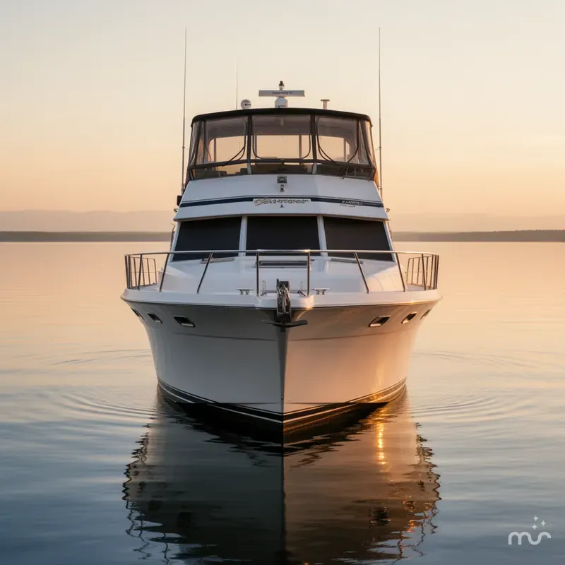 Slide: The Image of Carver 3607 Aft Cabin Motoryacht 1984 - 1
