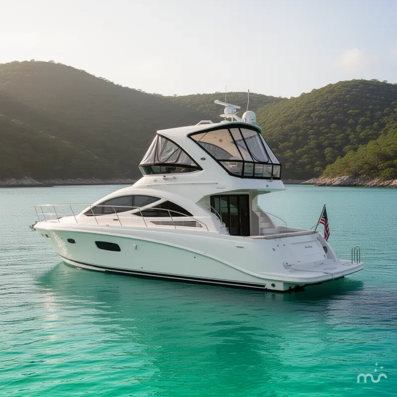 Slide: The Image of Sea Ray 450 Sedan Bridge 2013 - 2