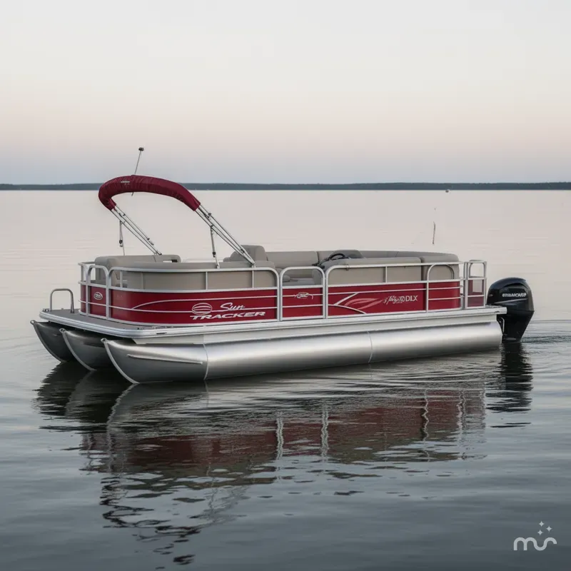 Slide: The Image of Sun Tracker Party Barge 20 DLX 2017 - 0