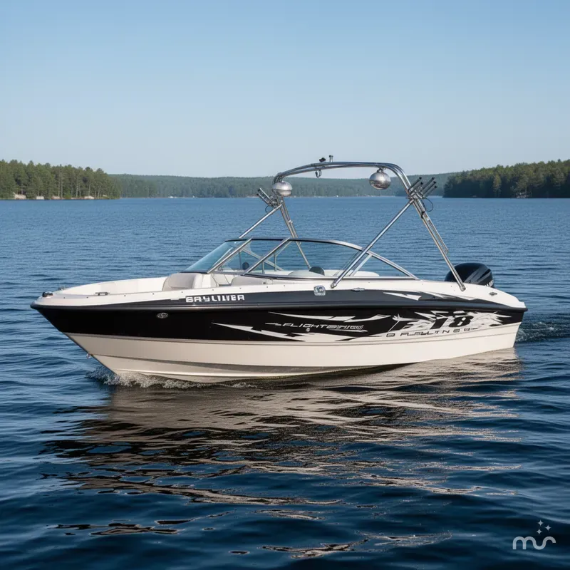 Slide: The Image of Bayliner 195 Flight Open Bow 2008 - 0