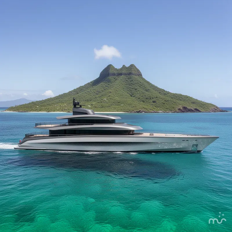 The Image of Prime Megayacht Platform CALOU 2027 - 0