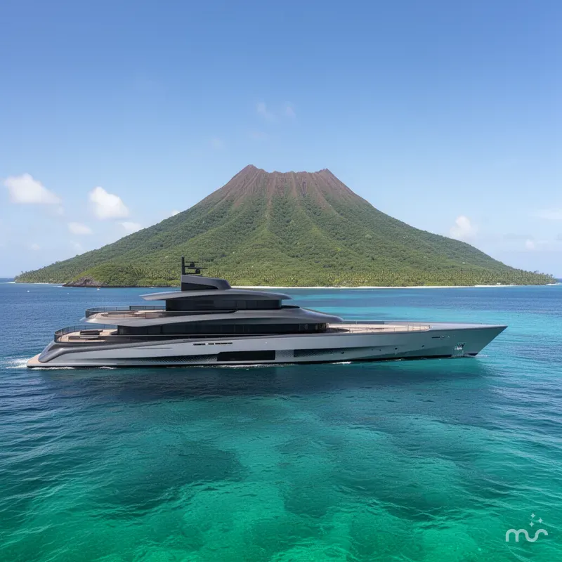 Slide: The Image of Prime Megayacht Platform CALOU 2027 - 2