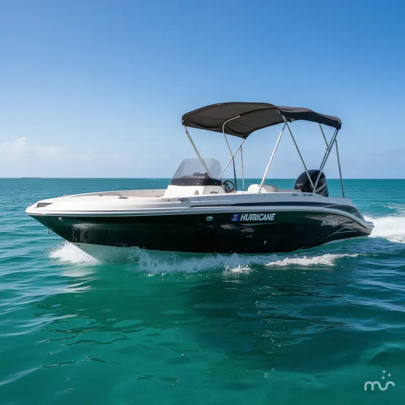 Slide: The Image of Hurricane SunDeck Sport 205 OB 2022 - 1