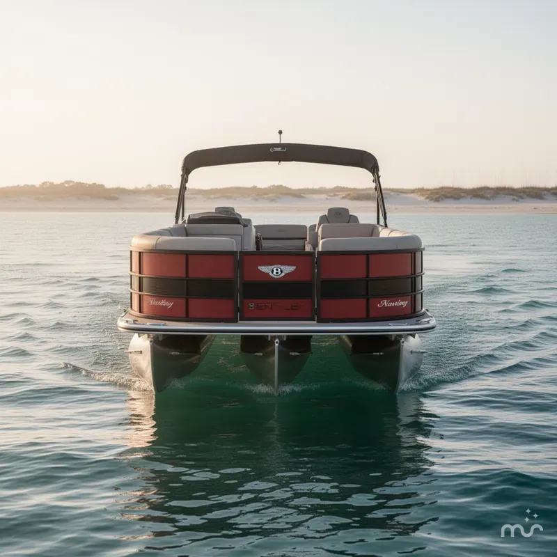 Slide: The Image of Bentley Pontoons Legacy Navigator 243 2025 - 2