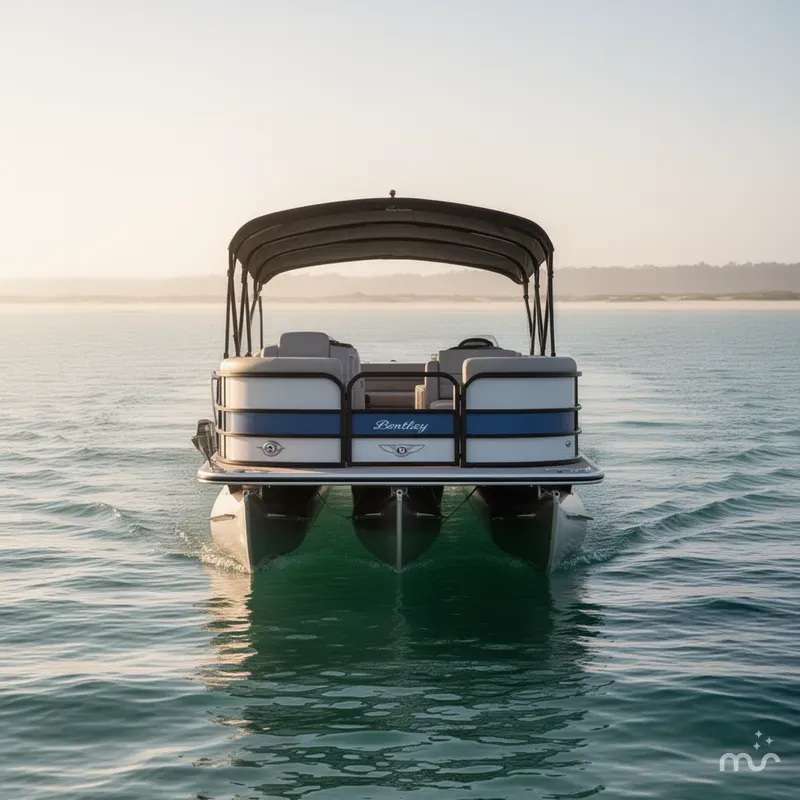 Slide: The Image of Bentley Pontoons Legacy 243 Swingback 3/4 Tube 2025 - 3
