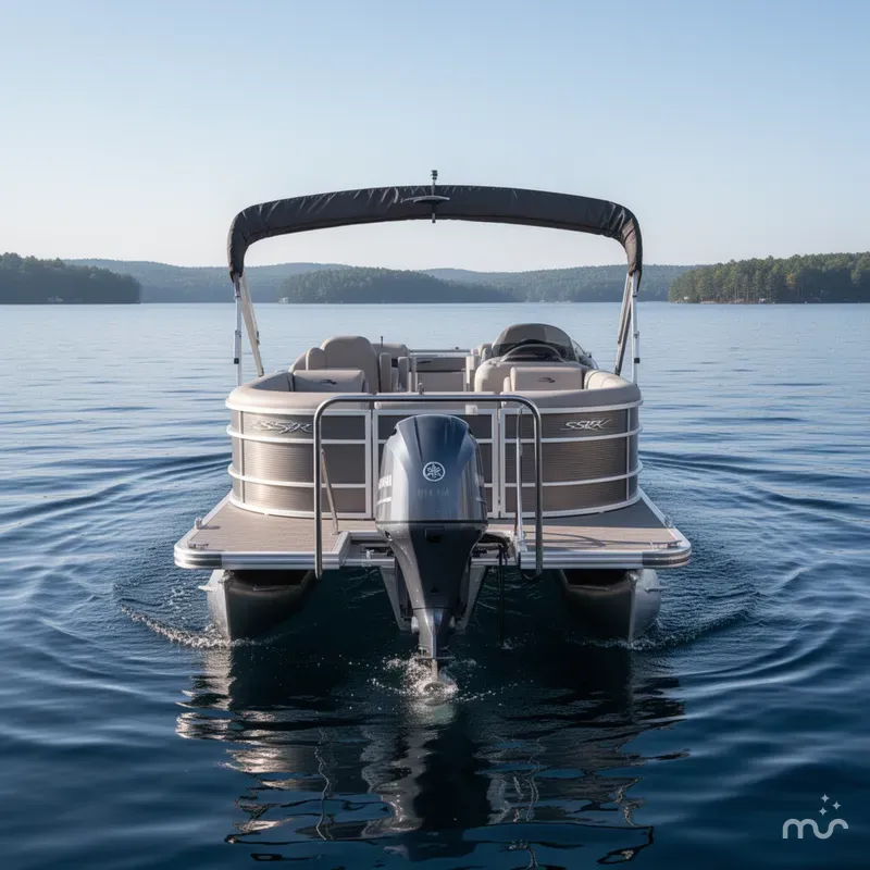 Slide: The Image of Bennington 22 SSRX Pontoon & 115HP Yamaha 2021 - 2