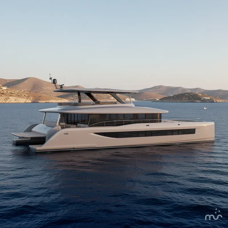 Slide: The Image of Catamaran HS 80 2025 - 2