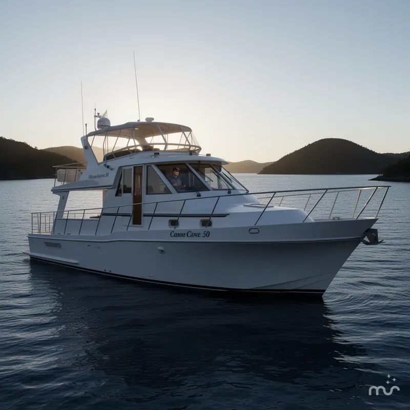 Slide: The Image of Canoe Cove 50 Pilothouse Luxury Yacht 2002 - 0