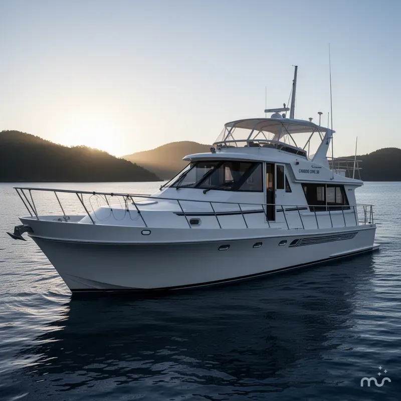 Slide: The Image of Canoe Cove 50 Pilothouse Luxury Yacht 2002 - 1