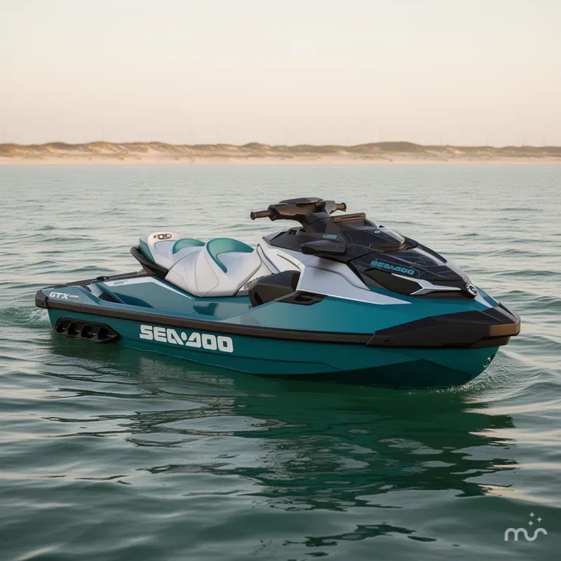 Slide: The Image of Sea-Doo GTX™ Limited 325 Teal Metallic 2025 - 0