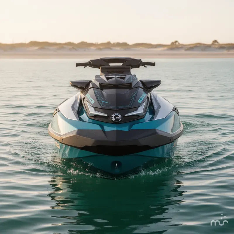 Slide: The Image of Sea-Doo GTX™ Limited 325 Teal Metallic 2025 - 1